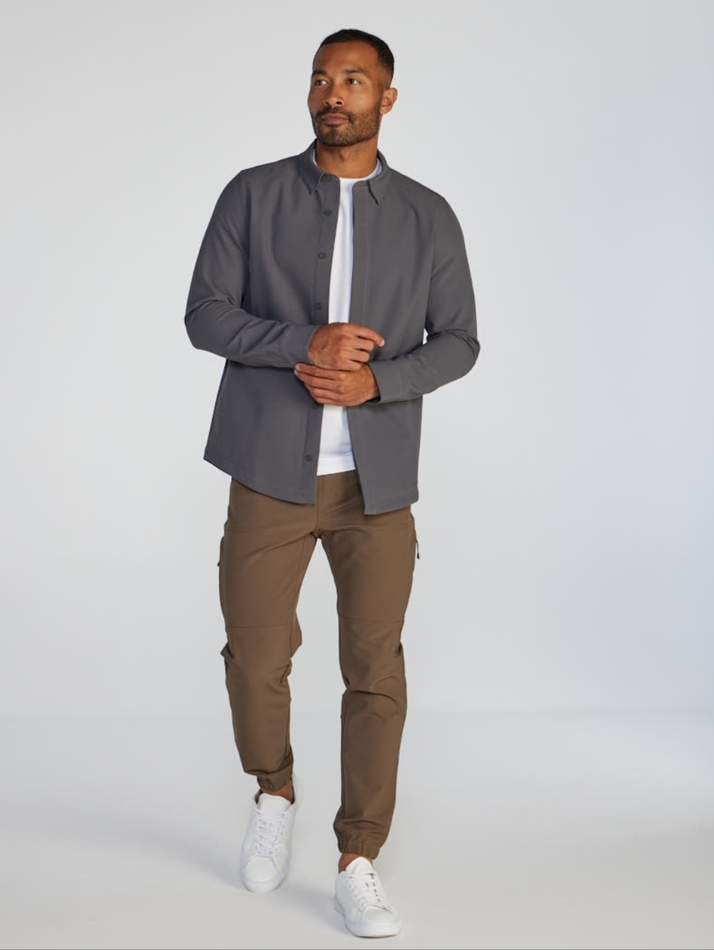 BYLT Nylon Shirt Jacket - LARGE